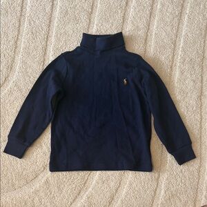 Polo Ralph Lauren Dark Blue Turtleneck with Emblem